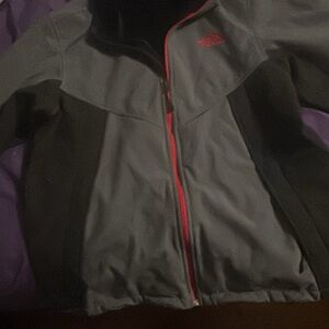 The North Face Gray and Red Performance Jacket